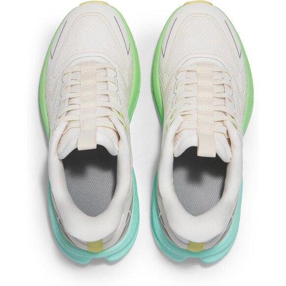 Women's Beige Green Walking Shoes Comfort Breathable Non-Slip Gym Sneaker - Picture 8 of 8